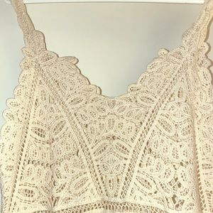 Never worn! Crochet Maxi Dress